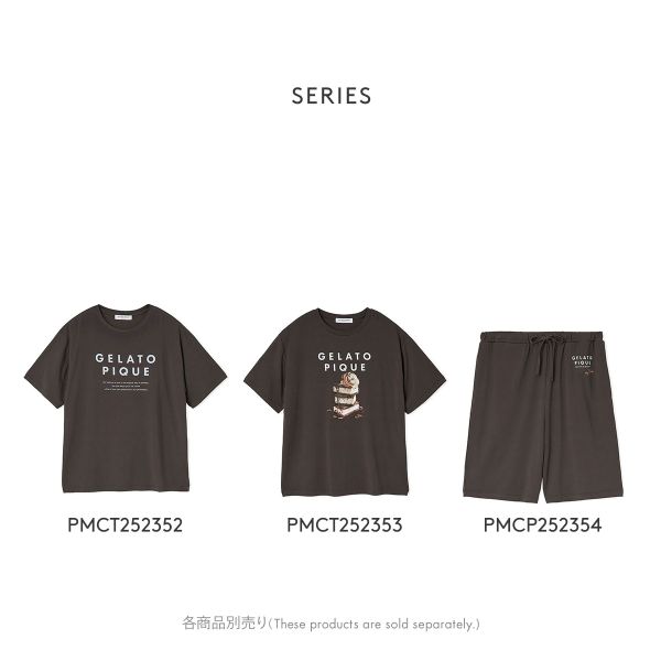 ジェラートピケ オム メンズ 接触冷感 COOLレーヨンロゴハーフパンツ