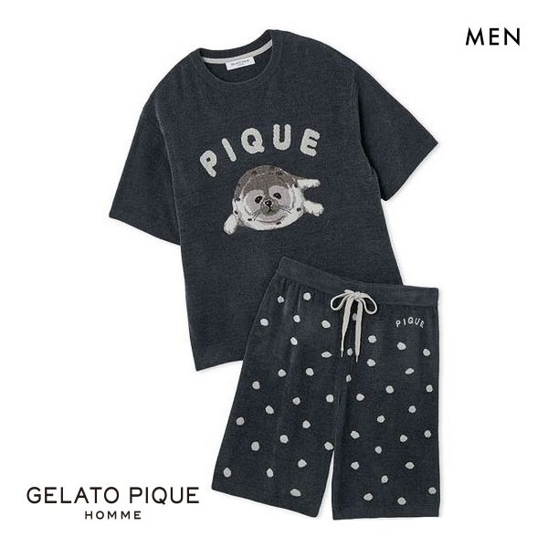 【kate spade new york】紫陽花柄 クロップド丈 パジャマセット kate spade new york】紫陽花柄 クロップド丈 パジャマセット
