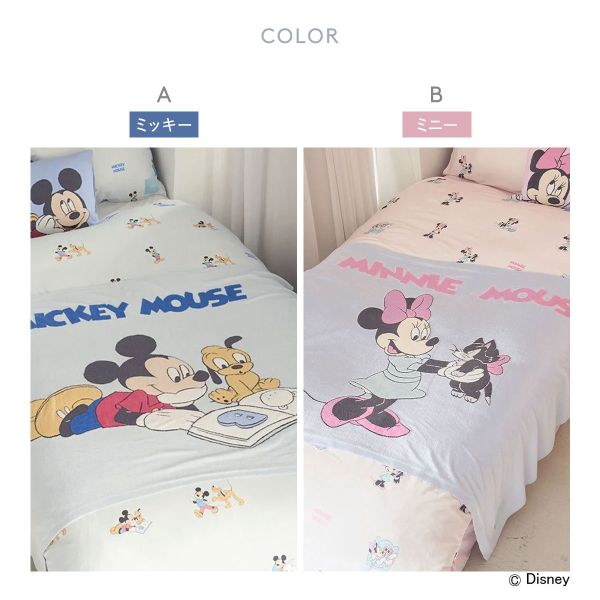 ジェラートピケ スリープ ディズニー Mickey&Minnie ジャガード