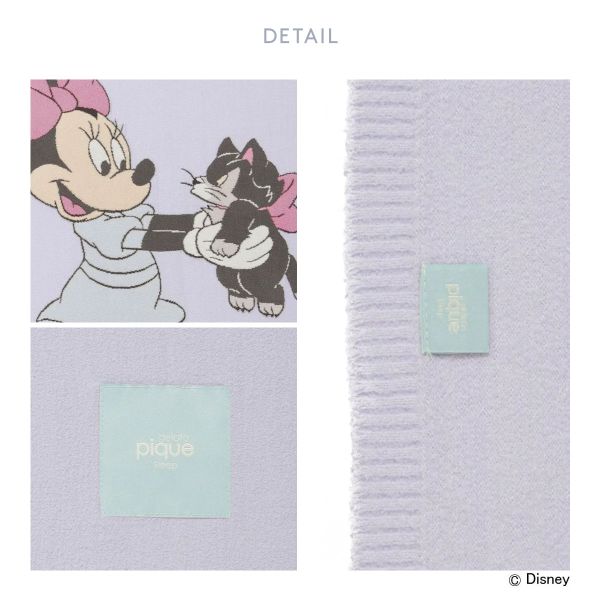 30％OFF【送料無料】 ジェラートピケ スリープ ディズニー Mickey&amp;Minnie ジャガードハーフケット ジェラピケ gelato pique Sleep Disney_5