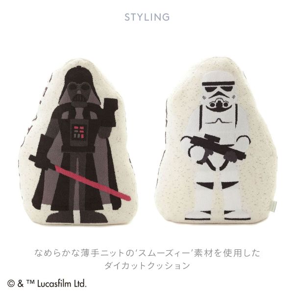【送料無料】 ジェラートピケ STAR WARS スリープ ジャガードダイカットクッション ジェラピケ スターウォーズ gelato pique Sleep_2