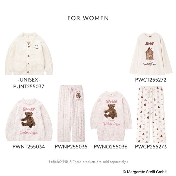 ジェラートピケ ユニセックス シュタイフ UNISEX パウダージャガード