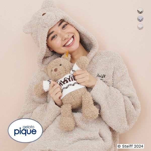 20％OFF【送料無料】 ジェラートピケ シュタイフ Teddy bear Jimmy × gelato pique ジェラピケ gelato pique Steiffの通販は