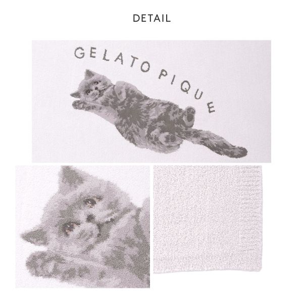 ジェラートピケ CATジャガードブランケット ジェラピケ gelato ジェラートピケ CATジャガードブランケット ジェラピケ gelato