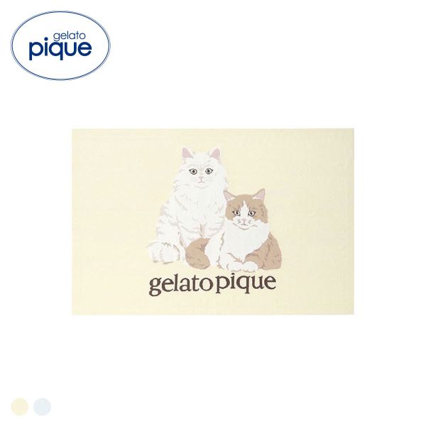 【送料無料】 ジェラートピケ キャットジャガードブランケット ジェラピケ gelato pique 猫の日