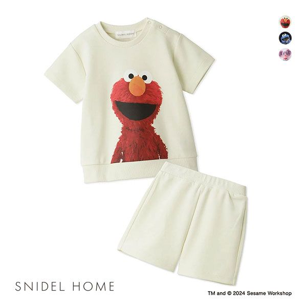 スナイデルホーム SNIDEL HOME SESAME STREETキッズスウェットセット