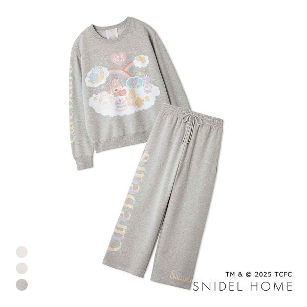 スナイデルホーム Care Bears(TM) スウェットセットアップ ケアベア