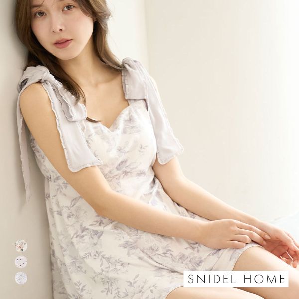 スナイデルホーム ショルダーリボンカットセットアップ 上下セット