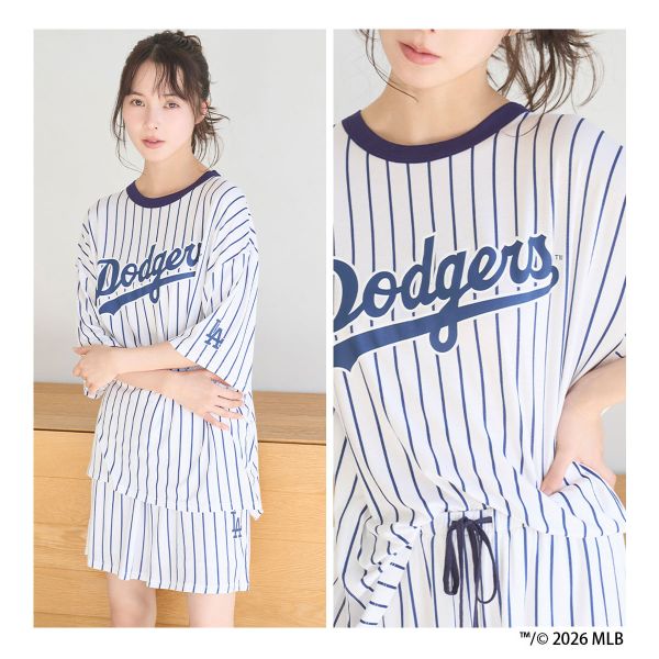 スナイデルホーム MLB Tシャツセットアップ パジャマ ルームウェア