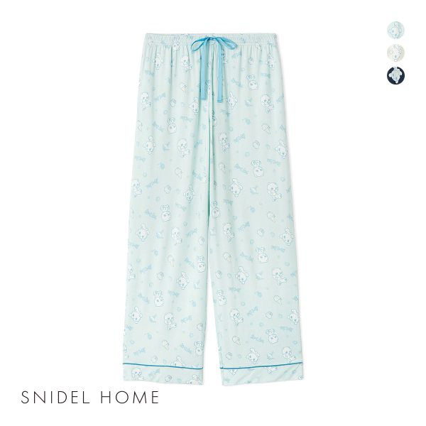 【送料無料】 スナイデルホーム icy baby 接触冷感 総柄ロングパンツ パジャマ ルームウェア SNIDEL 
