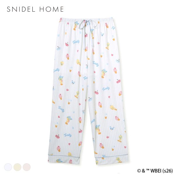 スナイデルホーム Tweety カットロングパンツ ルームウェア パジャマ