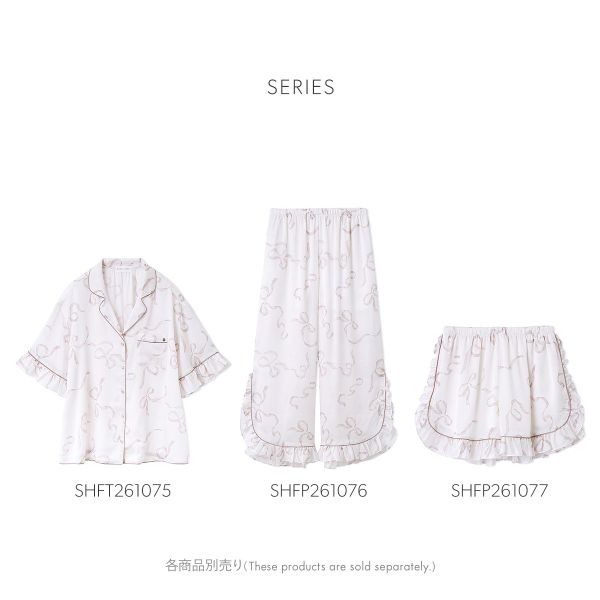 スナイデルホーム Luxshine 接触冷感 フリルリボン開襟シャツ パジャマ ルームウェア SNIDEL HOME 送料無料 メール便(17)_8