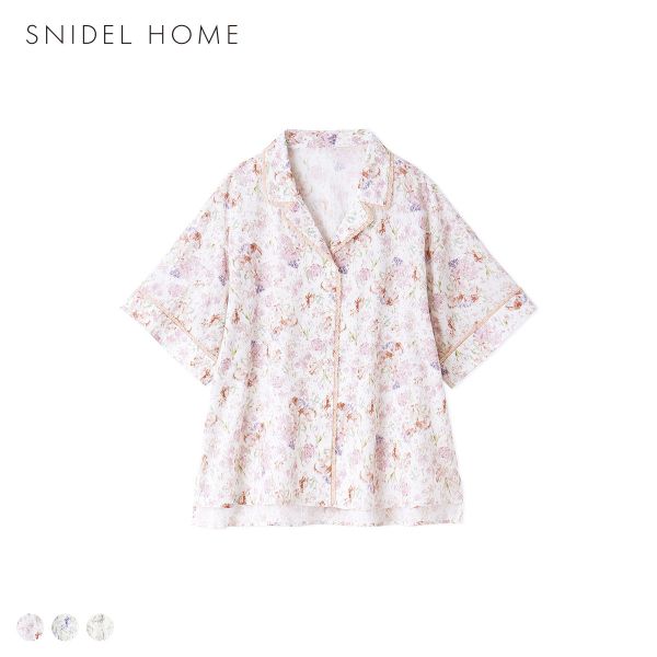 スナイデルホーム HealingLight 開襟シャツ ルームウェア パジャマ SNIDEL HOME 送料無料