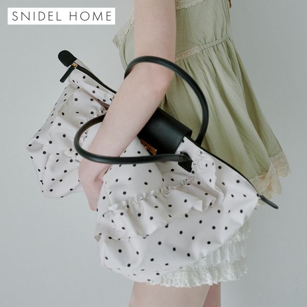 【送料無料】 スナイデルホーム フリルバッグ SNIDEL HOME_10