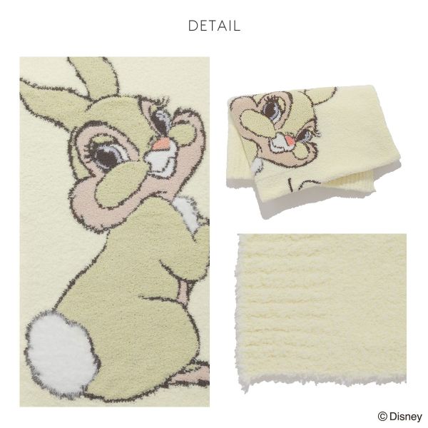 SNIDEL  - SNIDEL  Bambi ミス・バニー&amp;とんすけ /ニットブランケット Amazon.co.jp: スナイデルホーム SNIDEL HOME 【Bambi】ミス