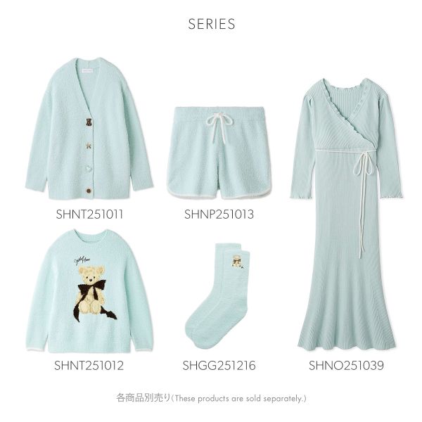 スナイデルホーム ニットカシュクールワンピース パジャマ ルーム