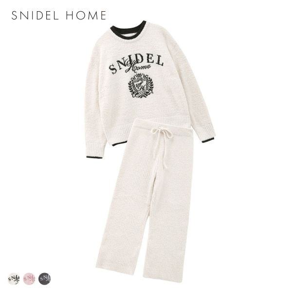 スナイデルホーム エンブレムセットアップ パジャマ ルームウェア SNIDEL  送料無料
