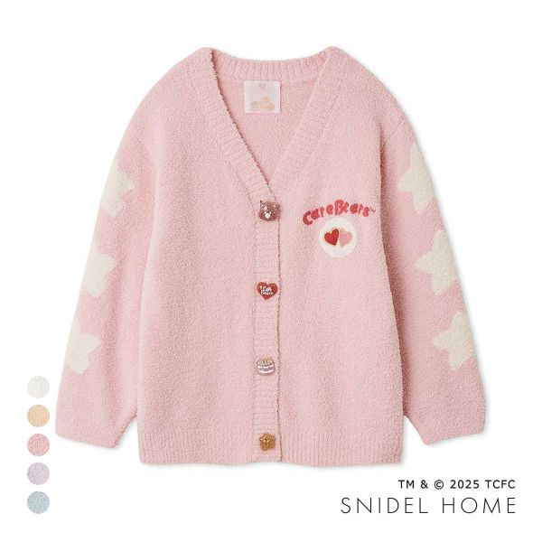 SNIDEL  ケアベアピンクカーディガン スナイデルホーム Care Bears(TM) カーディガン ケアベア SNIDEL HOME