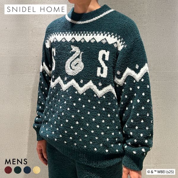 スナイデルホーム メンズ Mens Harry Potter ニットプルオーバー パジャマ ルームウェア ハリー・ポッター SNIDEL  送料無料