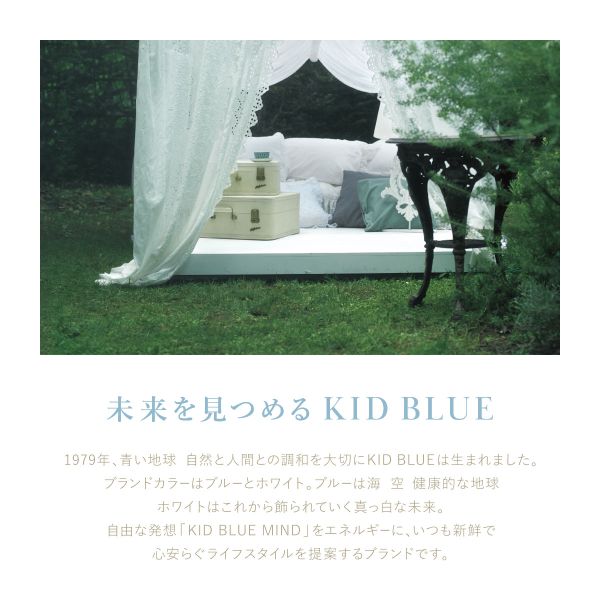 バストメイク ブラジャー キッドブルー 25レーシーベアフライス ノンワイヤー ソフト 三角ブラ ブラレット 大きいサイズ KID B 下着 レディース 送料無料_1