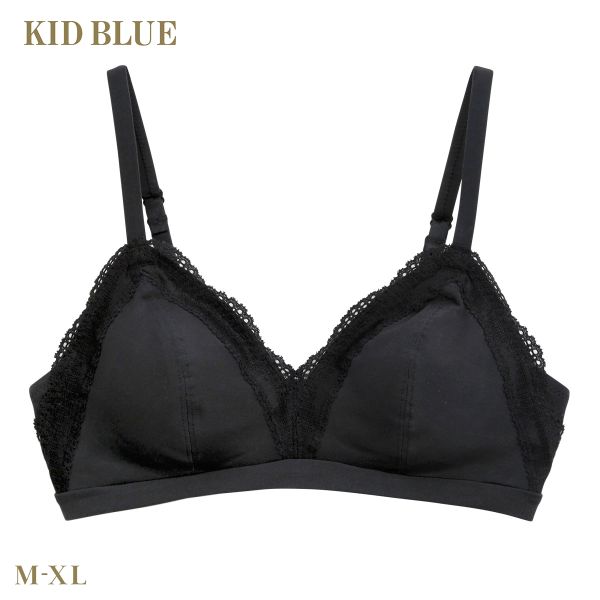 ブラジャー バストメイク キッドブルー KID BLUE 24ベンベルグベア天 ノンワイヤー 単品 下着 レディース 送料無料_8