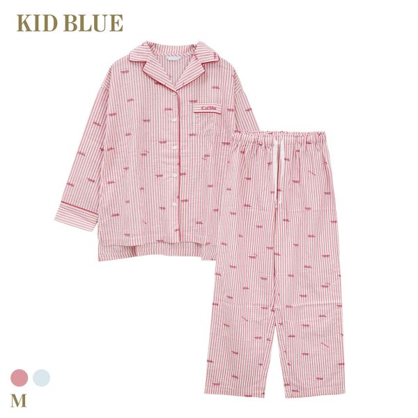 【送料無料】 キッドブルー リサ・ラーソンコラボN 長袖 フルレングス 上下セット パジャマ ルームウェア KID BLUE