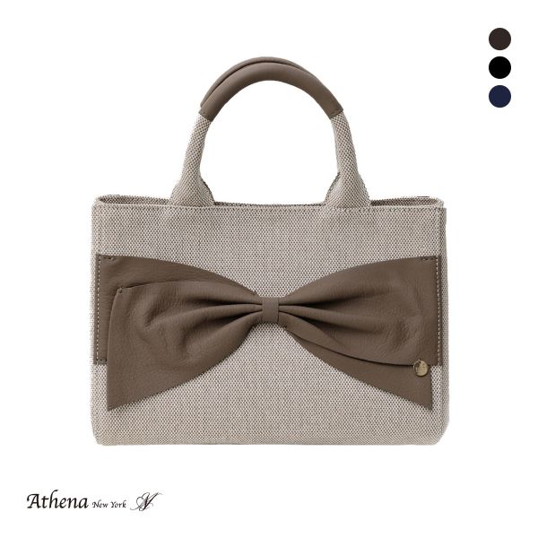 アシーナニューヨーク キンバリー スクエア トート バッグ リボン Athena New York 60%OFF 送料無料