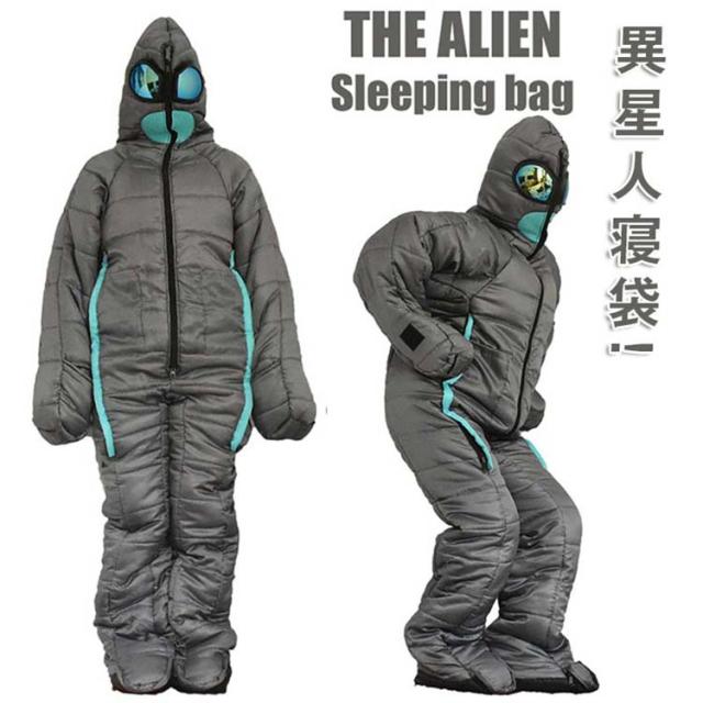 寝袋 人工ダウン 人型寝袋 コンパクト 暖かい 寝冷え防止 冬用 -5℃ 防災 シュラフ 動け 自宅 エイリアン 防寒着 アウトドア 厚 スリーピングバッグ 車中泊 野宿 大人用 防災用品