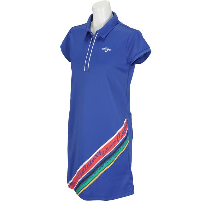 キャロウェイゴルフ Callaway Golf Cwプリント 肌ドライワンピース レディスの通販はau Pay マーケット Gdoゴルフショップ Au Pay マーケット店