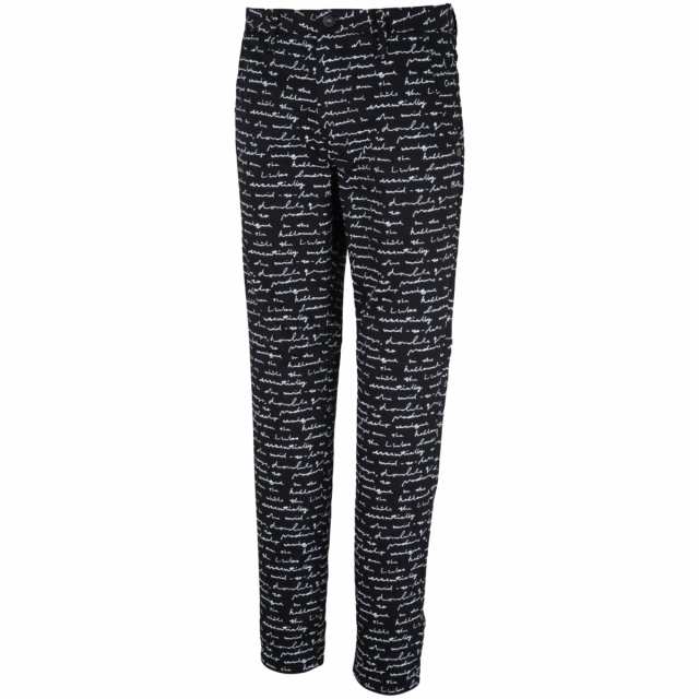 セント・アンドリュース　St ANDREWS　ツイルストレッチスクリプトプリントパンツの通販は