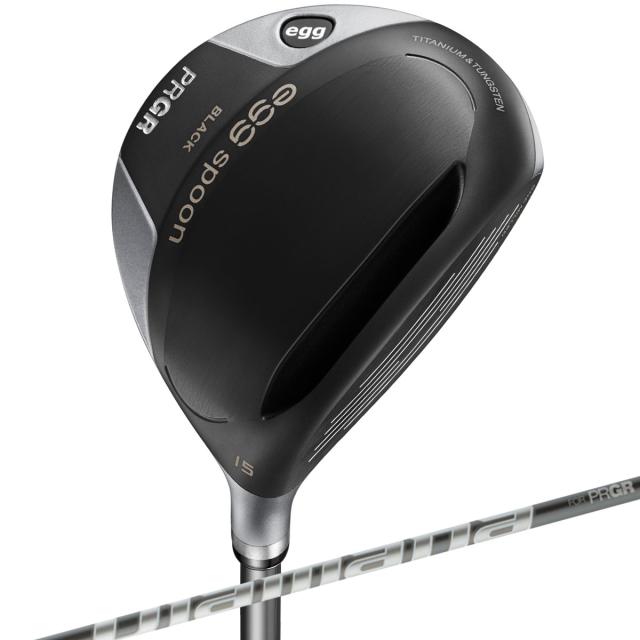 プロギア　egg　egg SPOON BLACK フェアウェイウッド Diamana FOR PRGR　シャフト：Diamana FOR PRGR
