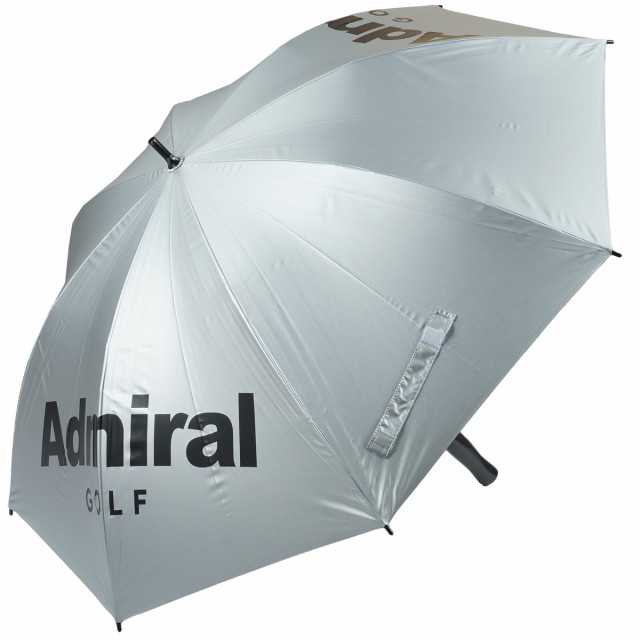 正規品 Admiral ENGLAND ゴルフ用傘 シルバー UVカット率ほぼ100 