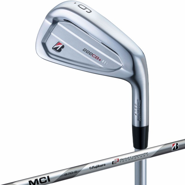 ゴルフクラブ ブリヂストン BRIDGESTONE GOLF 222CB+ アイアン(6本セット) MCI B70 シャフト：MCI B70