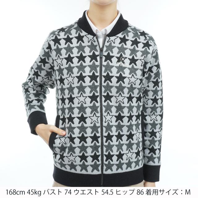 PING 星柄 ジップアップジャケット