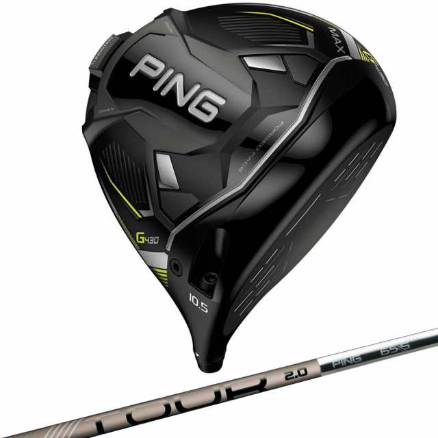 ゴルフクラブ ピン　G SERIES　G430 MAX ドライバー PING TOUR 2.0 CHROME 65／75　シャフト：PING TOUR 2.0 CHROME 75　レフティ