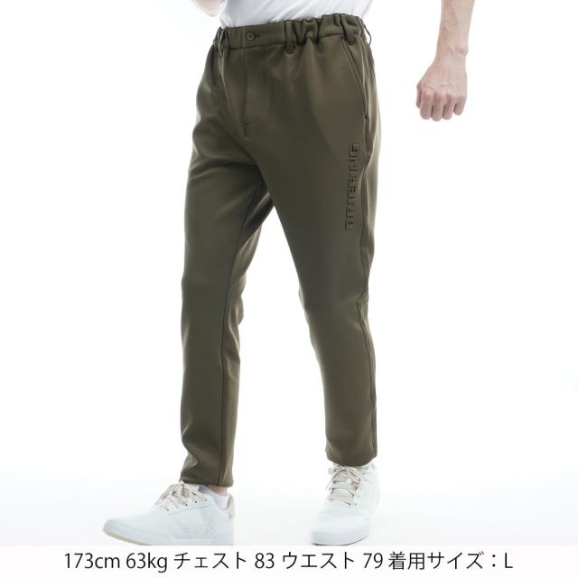 BRIEFING スリムパンツ オリーブサイズM ブリーフィング ゴルフウェア