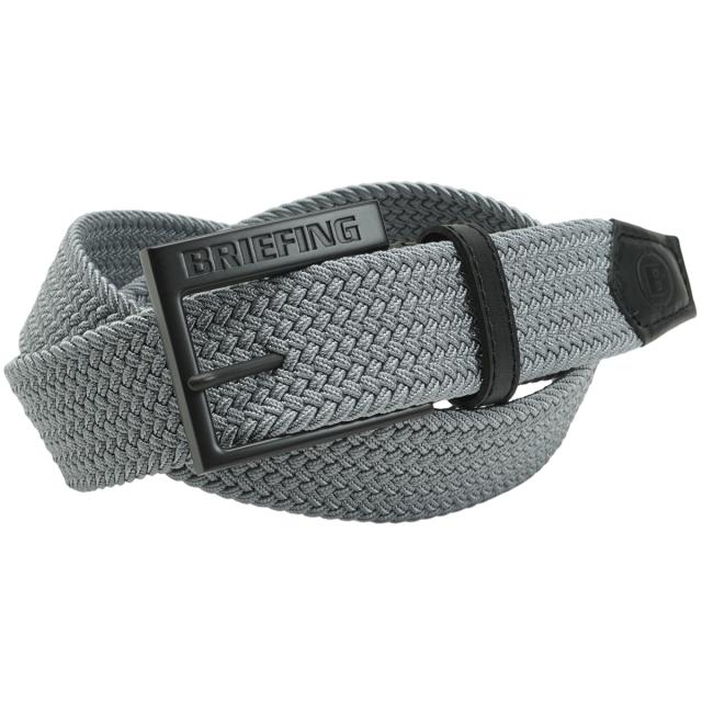 BRIEFING SQUARE BUCKLE MESH BELTグレー SQUARE BUCKLE MESH BELT（スクウェアバックルメッシュベルト