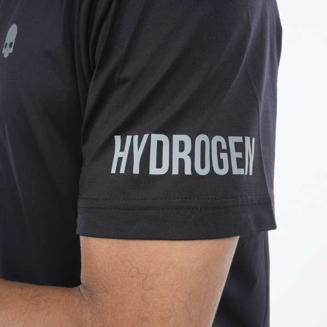 HYDROGEN ハイドロゲン ポロシャツ 半袖 黒 L