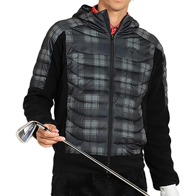 キャロウェイゴルフ Callaway Golf チェックプリントスターストレッチ フリース中綿スウェットの通販は 8,141円