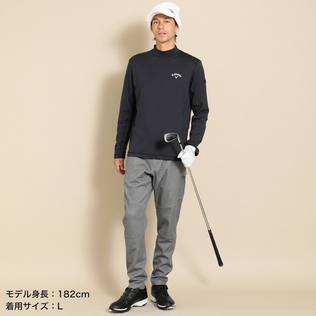 キャロウェイゴルフ Callaway Golf 裏起毛スムースジョガーパンツの