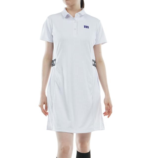 Munsing wearフローラルポロワンピース マンシングウェア Munsingwear 10 YEARS POLO ONE-PIECE