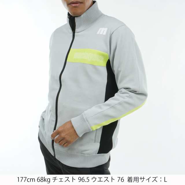 マンシングウェア Munsingwear ENVOY 袖ネオンサインジャカード 前開き