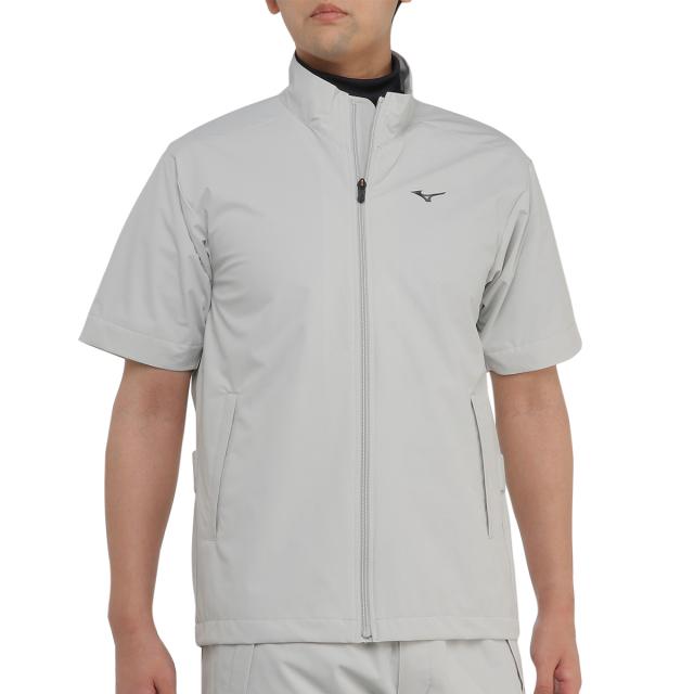 サイズ：M MIZUNO GOLF ミズノゴルフ  2way レインウェア 上下セットアップ  グレー系 [240101415864] ゴルフウェア メンズ ストスト 新品】MIZUNO GOLF ミズノゴルフ 2way レインウェア 上下