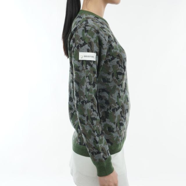 BRIEFING☆カモ柄セーター☆迷彩 6439【美品】ブリーフィング 中綿