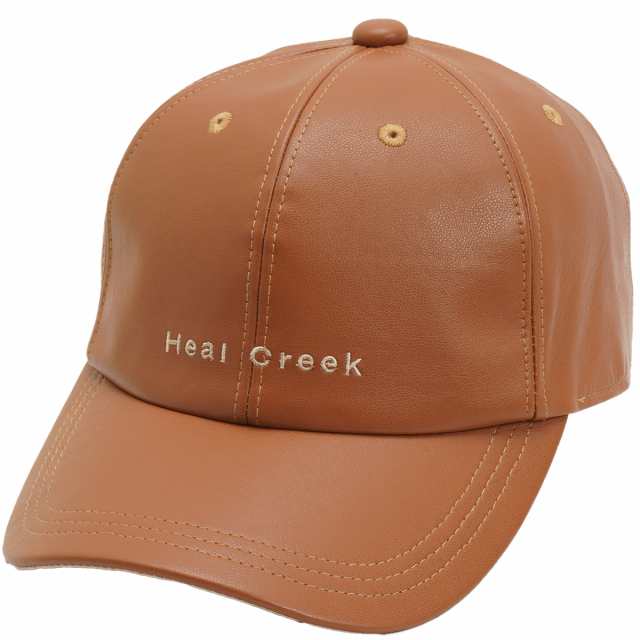 ヒールクリーク Heal Creek フェイクレザーキャップ レディスの通販は