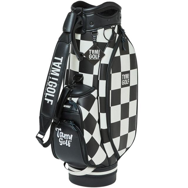 バックスピン BACK SPIN! TAM！GOLF CHECKERED ツアーキャディバッグ
