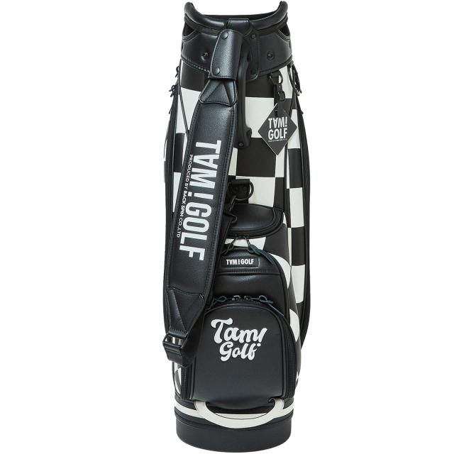 バックスピン BACK SPIN! TAM！GOLF CHECKERED ツアーキャディバッグの