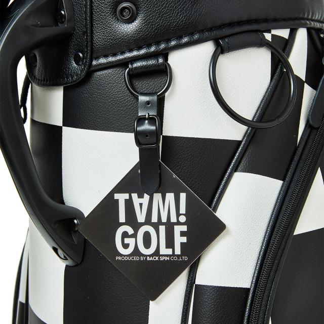 バックスピン　BACK SPIN!　TAM！GOLF CHECKERED ツアーキャディバッグ_10
