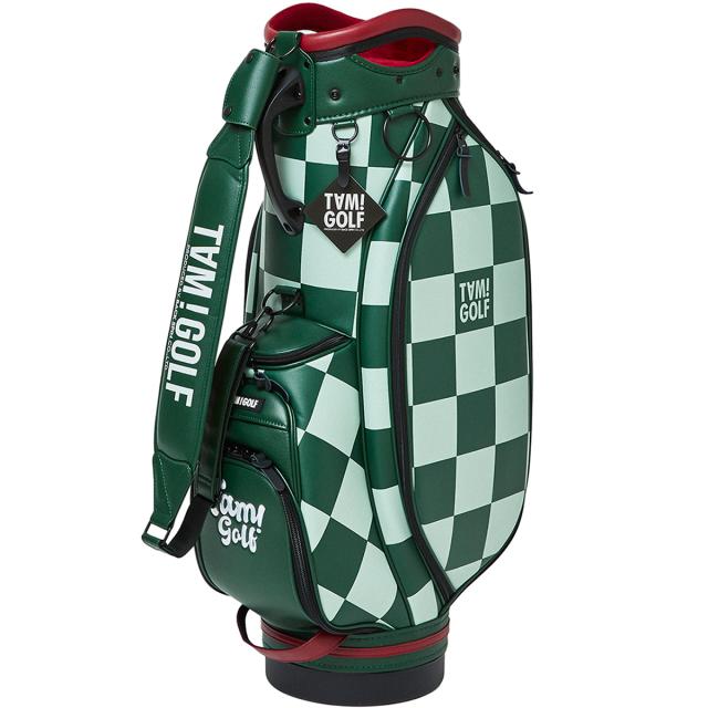 バックスピン　BACK SPIN!　TAM！GOLF CHECKERED ツアーキャディバッグ_18