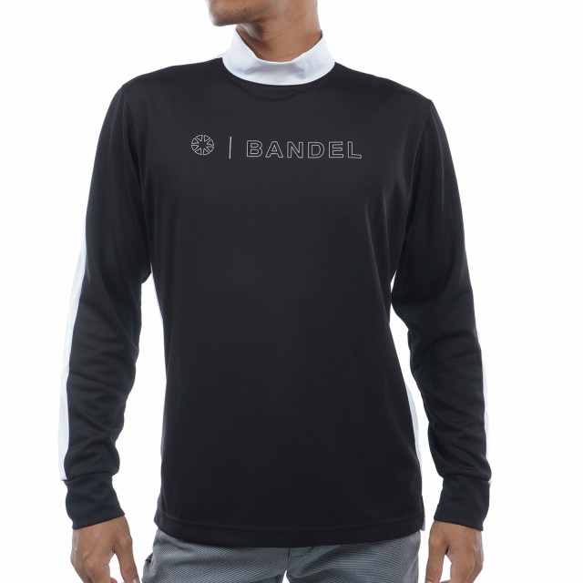 バンデル　BANDEL　バイカラー モックネック長袖シャツ